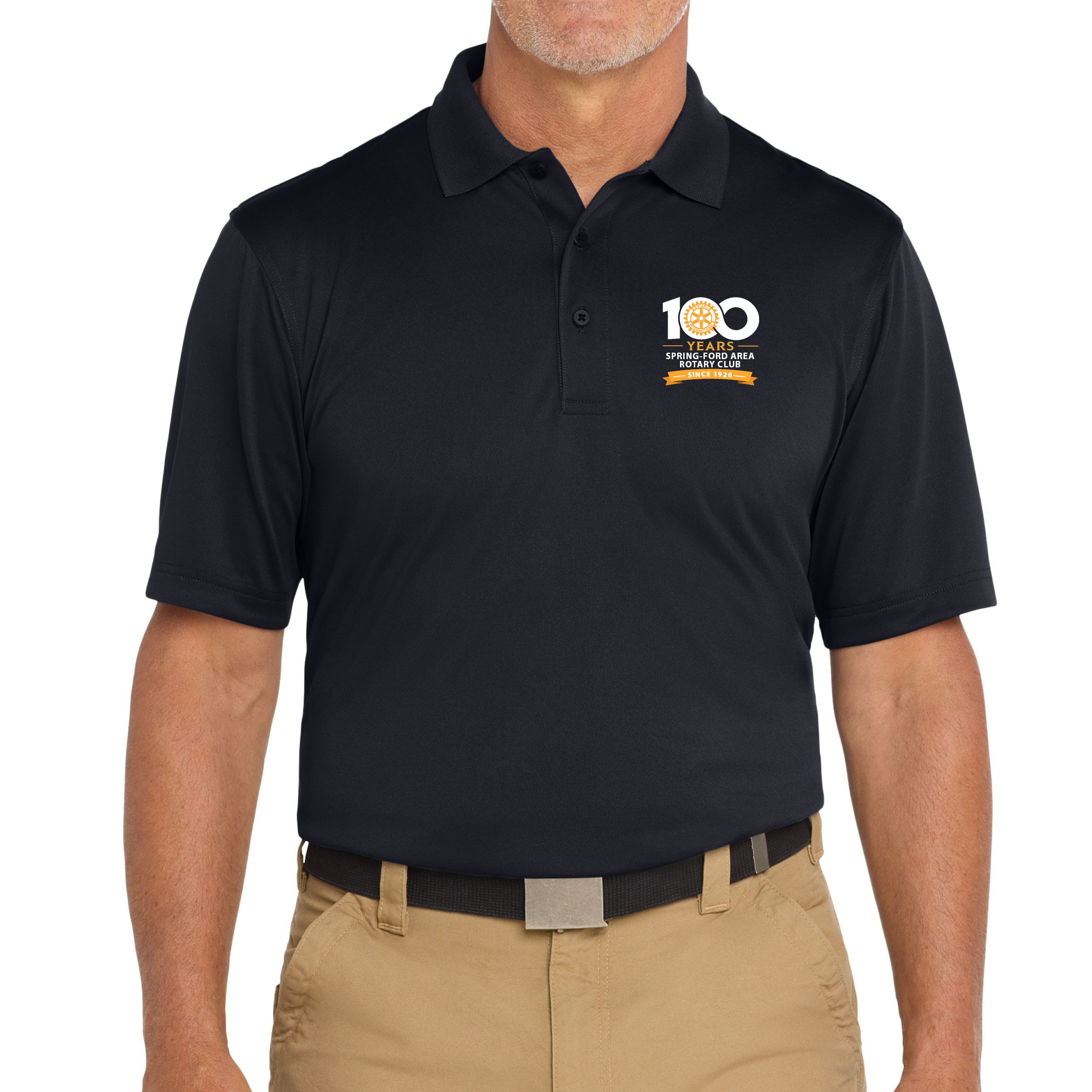100 Years - CornerStone® - Select Snag-Proof Polo
